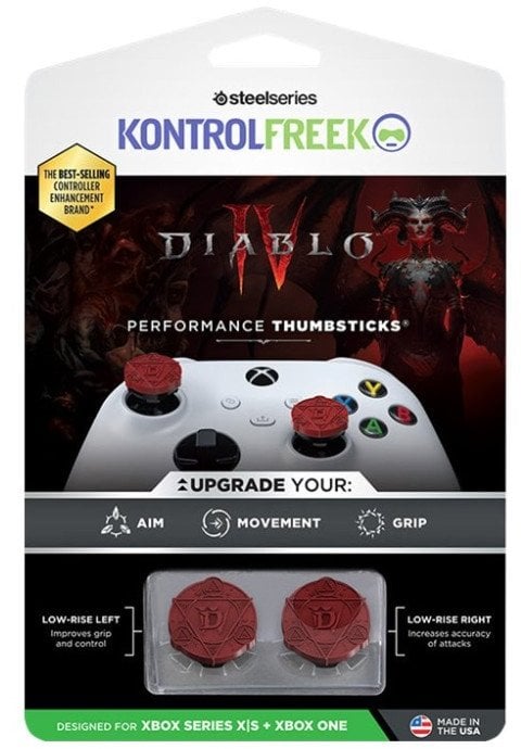 KontrolFreek Diablo IV Xbox One/ Xbox Series X/S 2 gab. sarkana - Apvalks pogam