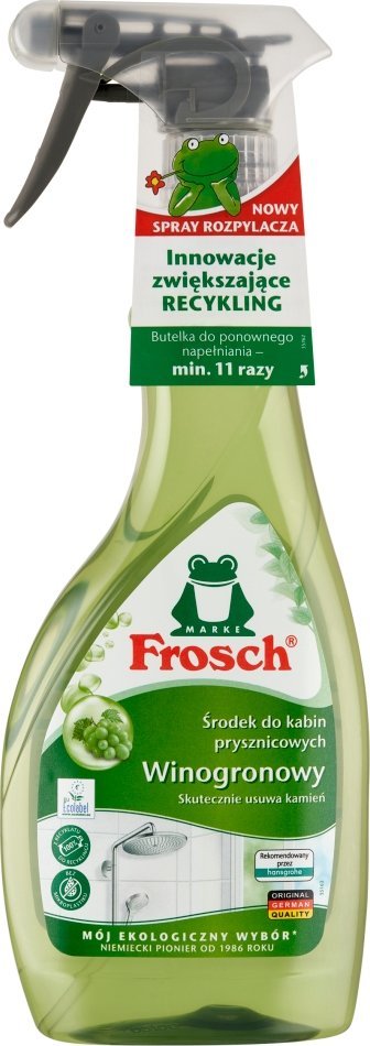 Frosch Płyn do kabin prysznicowych FROSCH spray do czyszczenia winogronowy 500 ml