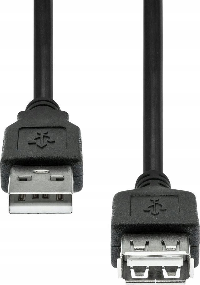 Kabel USB ProXtend USB-A - USB-A 1 m Czarny (JAB-7393829)