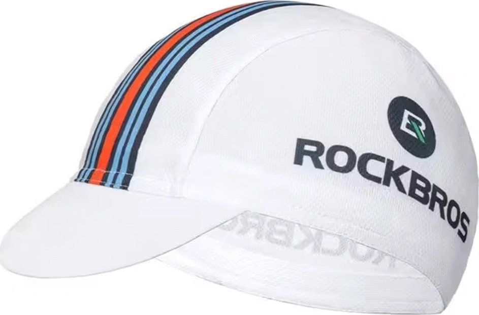 RockBros Czapka kolarska Rockbros MZ10022 z daszkiem - biała