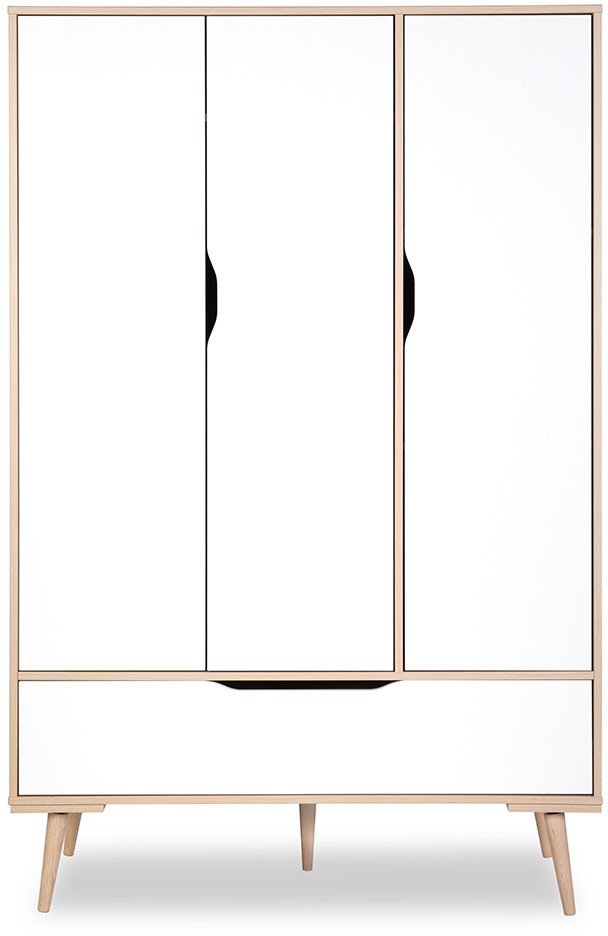 Szafa 3-segmentowa SOFIE buk-biały