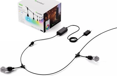 Nanoleaf Nanoleaf Essentials Smart Multicolour Outdoor String Light Starter Kit - wielokolorowe lampki zewnętrzne 15 m, 55 Lm/żarówka, 27 W 2700 K-650