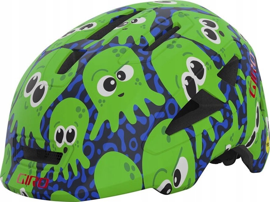 Giro Kask dziecięcy SCAMP II matte midnight bright green inked roz. XS (45-49 cm) (NEW 2024)...