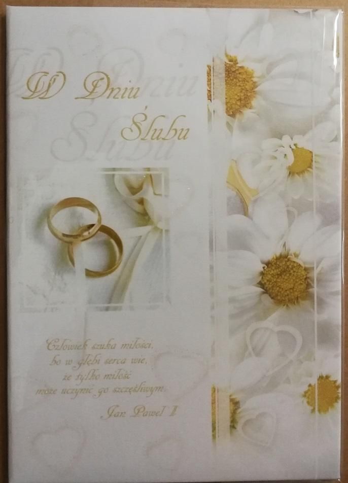 Panorama Książeczka brokat A5 Ślub 014