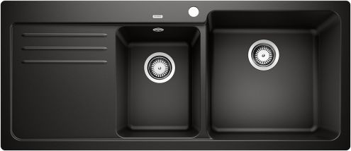 Zlewozmywak Blanco Naya 8 S Silgranit czarny, komora z prawej (525946)