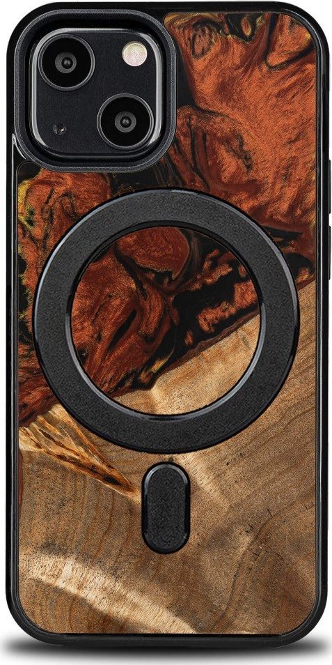 BeWood Etui Bewood Unique na iPhone 13 Mini - 4 Żywioły - Ogień z MagSafe