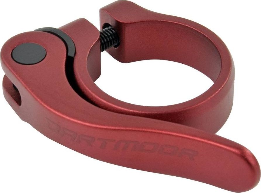 Dartmoor Obejma podsiodłowa Loop QR śred. 34,9mm, z zaciskiem, czerwona anodowana uniwersalny