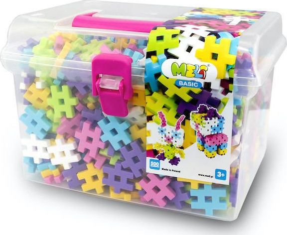 Meli Klocki Meli Pink Basic Travel Box 500 el.