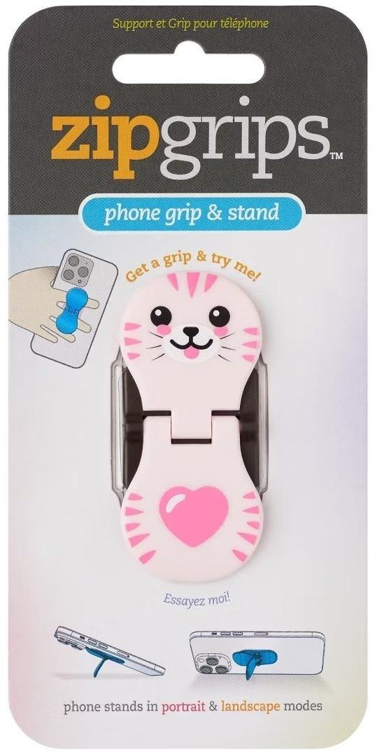 ZipGrip uchwyt na palce do telefonu Kotek
