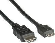 Kabel Roline HDMI Mini - HDMI 2m czarny