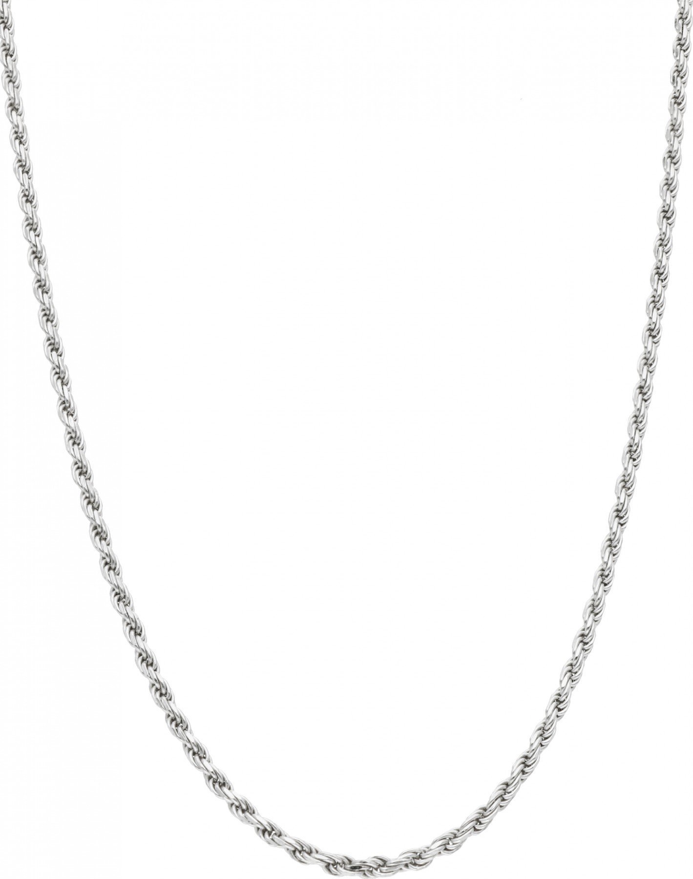 Rosanto Łańcuszek srebrny splot kordel 80 cm 925