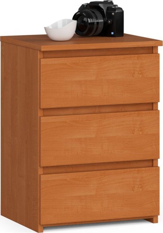 Fabryka Mebli Akord Szafka nocna CL3 40 cm 3 szuflady - olcha