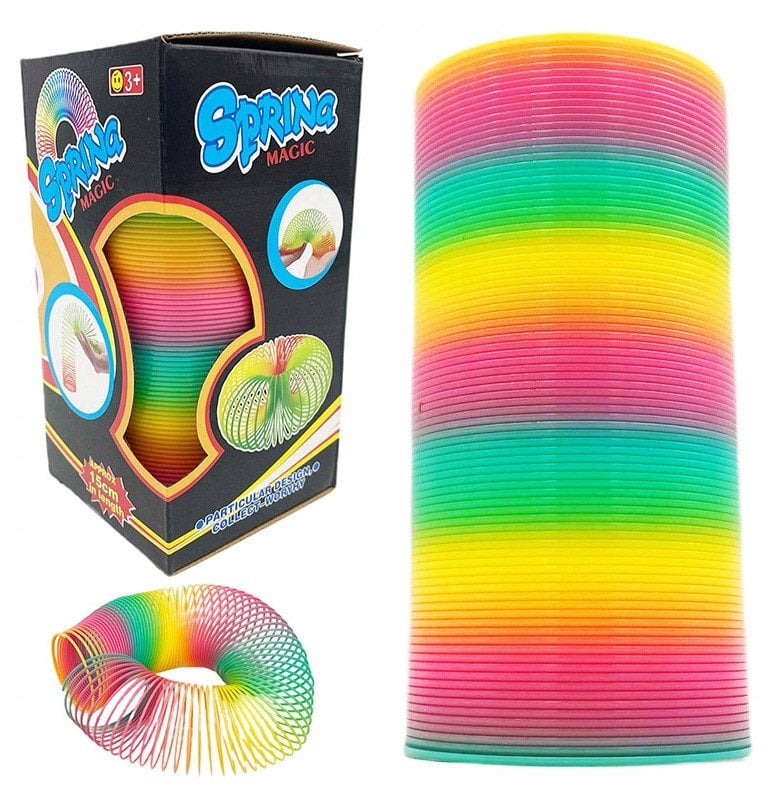 Hipo Sprężyna tęczowa 15 cm wysokości HR75 08007