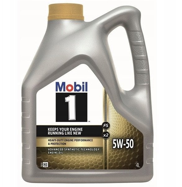 Mobil 1 FS X2 5W50 fuld syntetisk olie, 4 L
