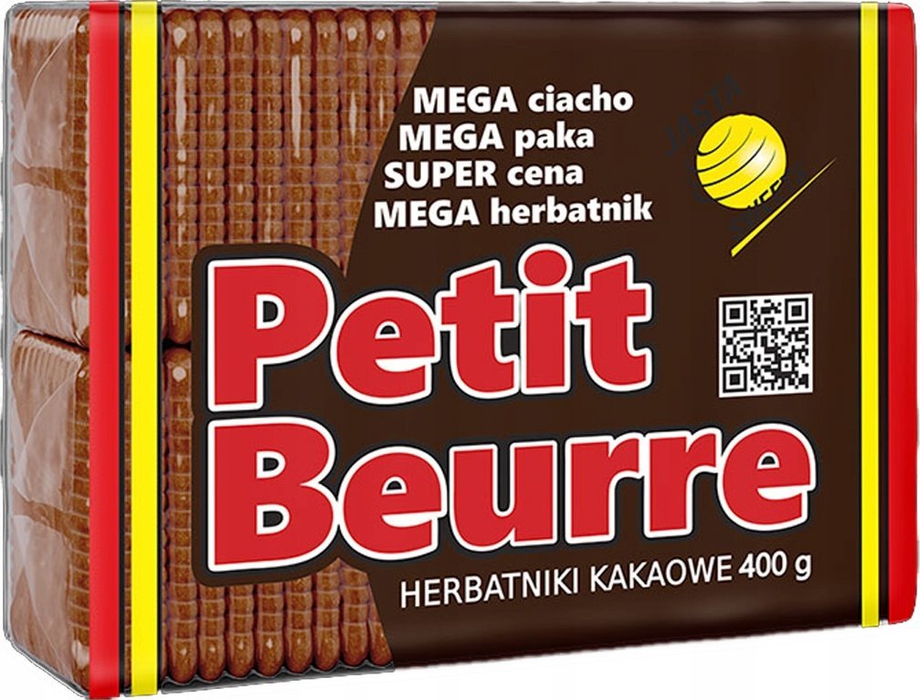 Ciastka Herbatniki kakaowe Petit Beurre 400g