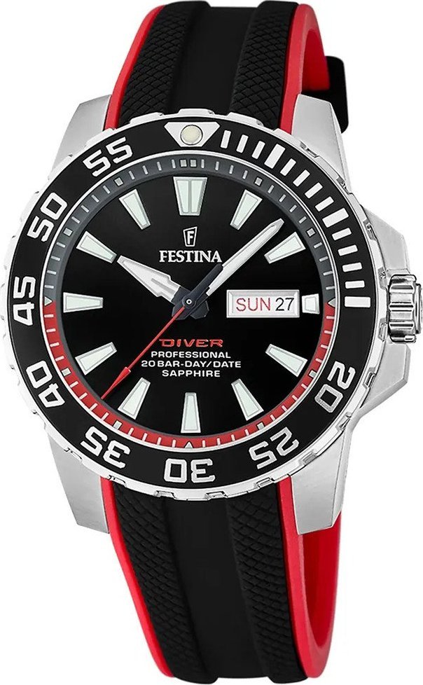 Zegarek Festina Zegarek męski Festina F20662-3 czarny