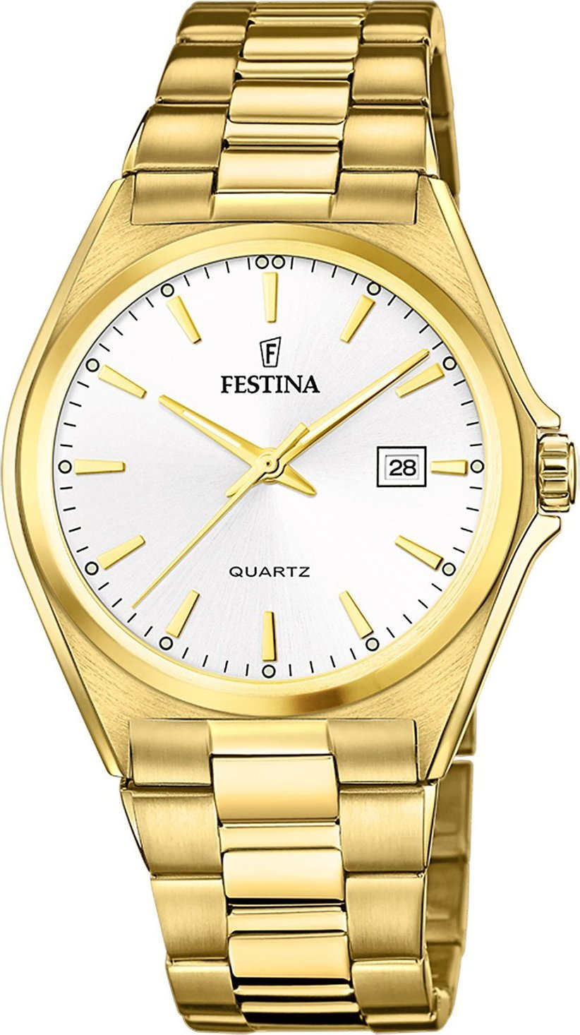 Zegarek Festina Zegarek męski Festina F20555-2 złoty