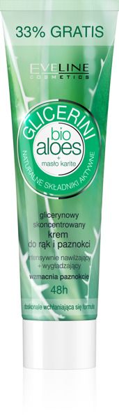 Eveline Glicerynowy krem do rąk z aloesem Glicerini