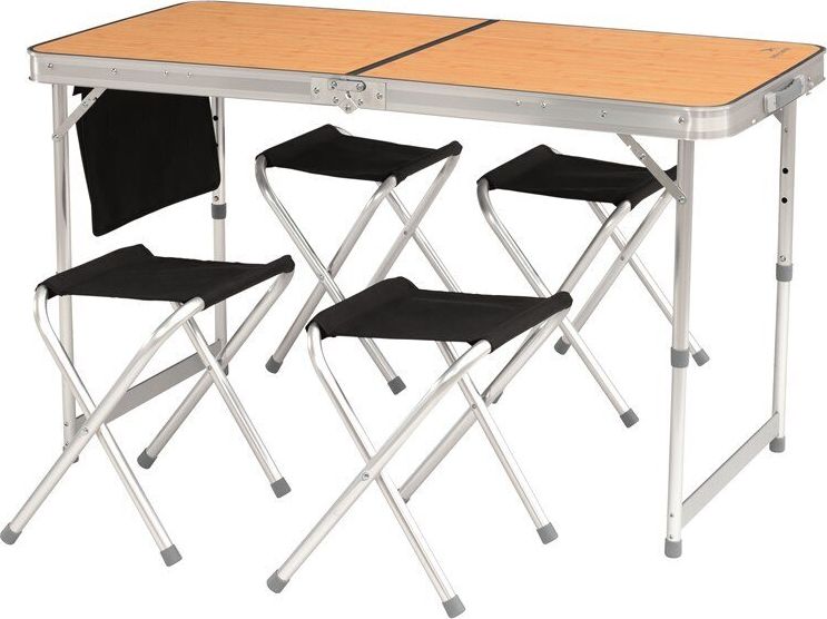 Easy Camp Stolik kempingowy Belfort+4 krzesła (540016)