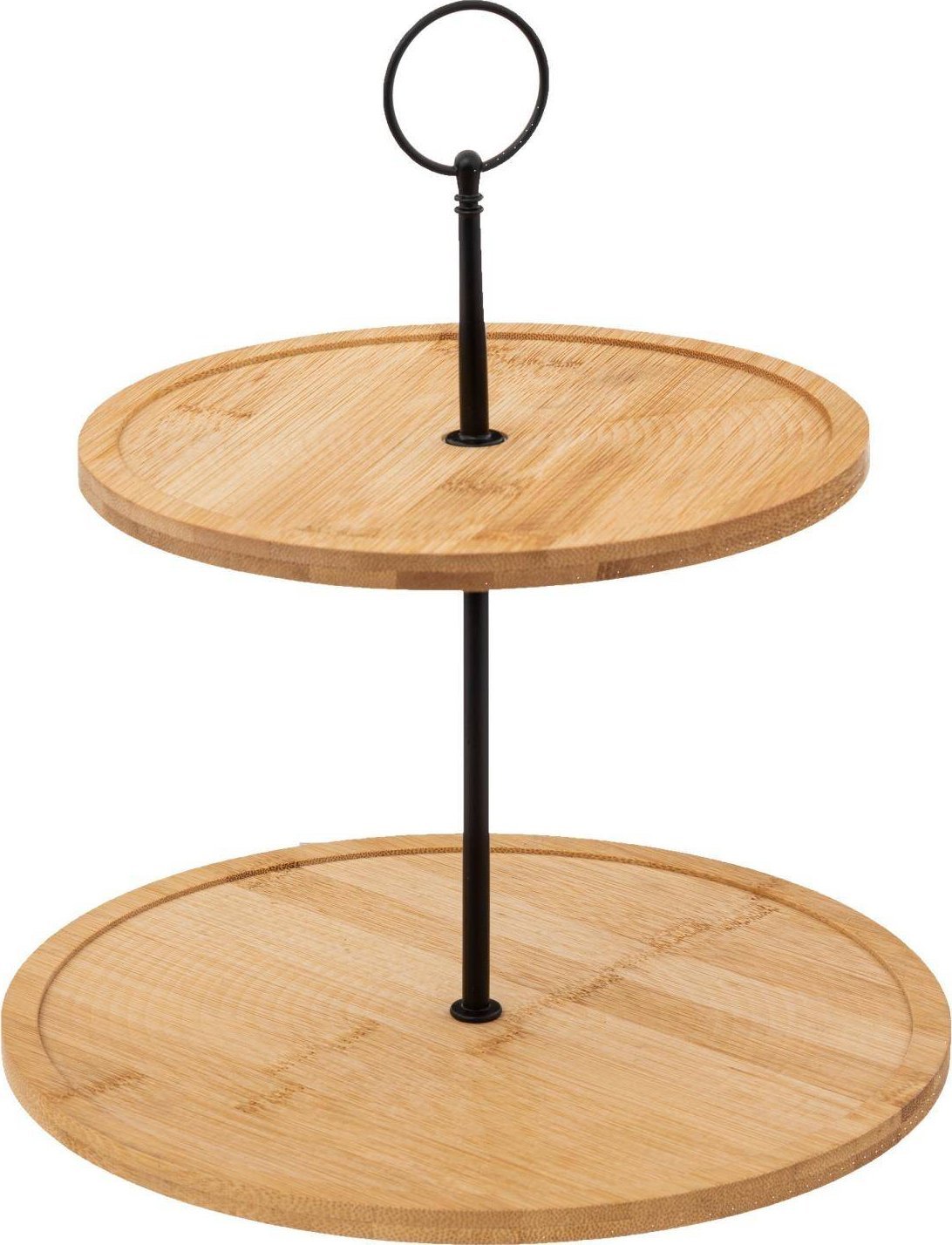 Secret de Gourmet Patera na ciasto, bambusowa, dwa poziomy, wys. 30 cm