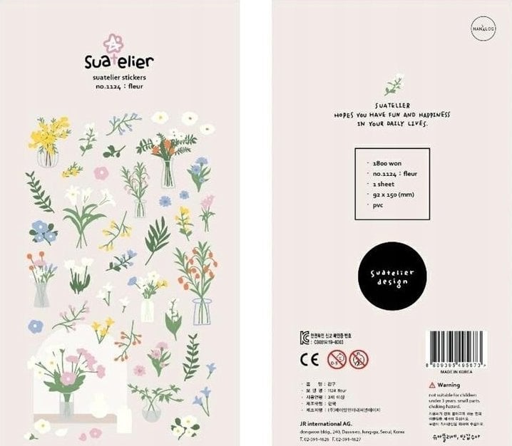 Appree Naklejki ozdobne Dzikie Kwiaty