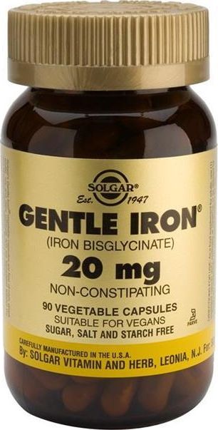 Solgar SOLGAR Gentle Iron (żelazo) kaps. 0,02g 90