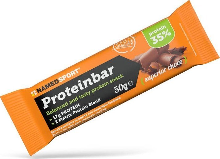 NamedSport Namedsport Protein Bar 35 % Baton wysokobiałkowy o smaku czekoladowym 50 g - WYSYŁAMY W 24H!