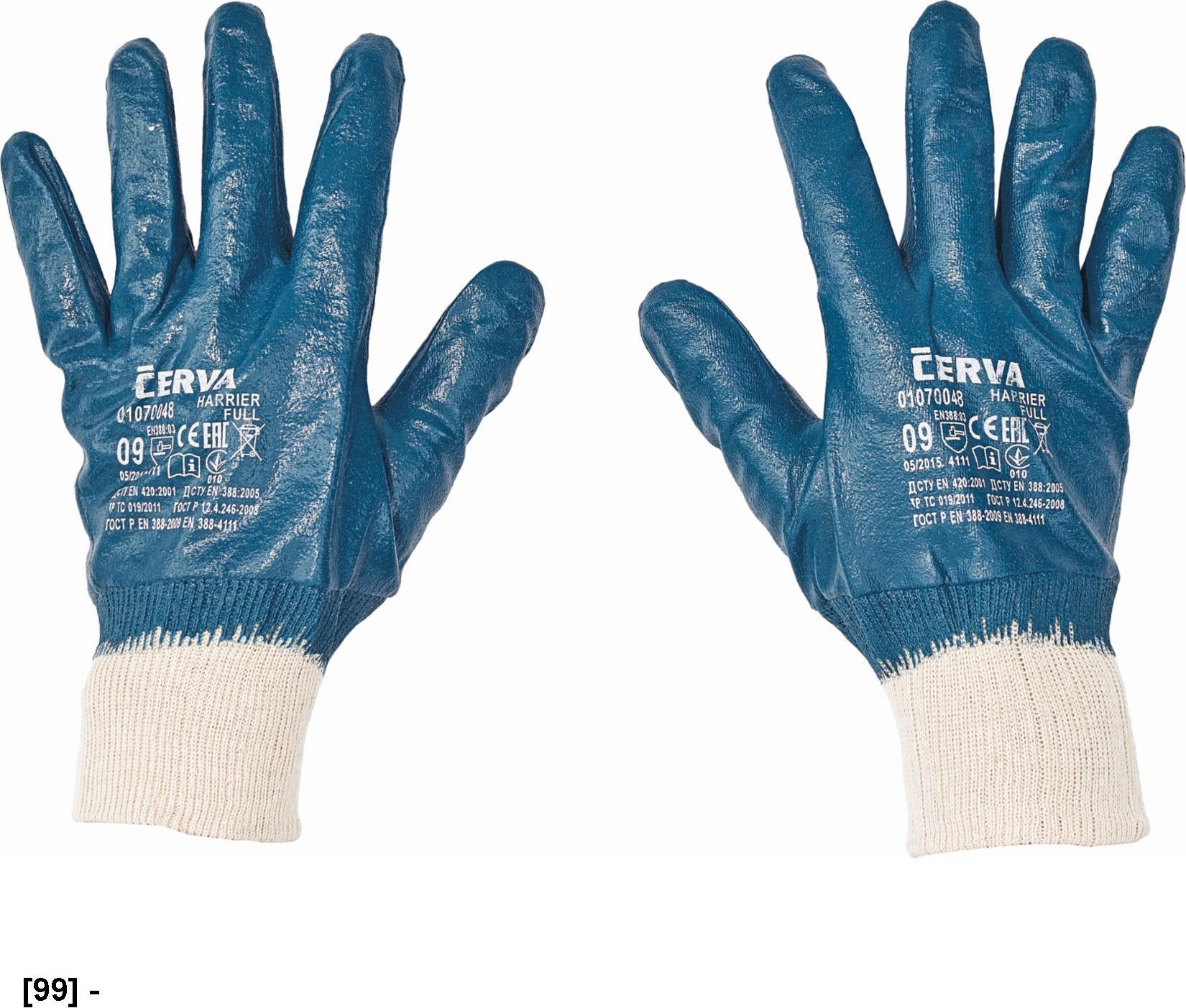 CERVA HARRIER FULL - rękawice mechaniczne do ciężkich prac 11