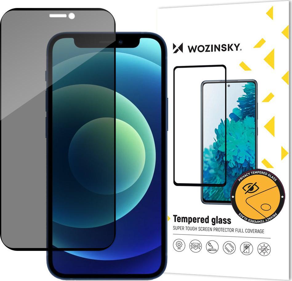 Wozinsky Wozinsky Privacy Glass Szkło Hartowane Do Iphone 12 Pro / Iphone 12 Z Filtrem