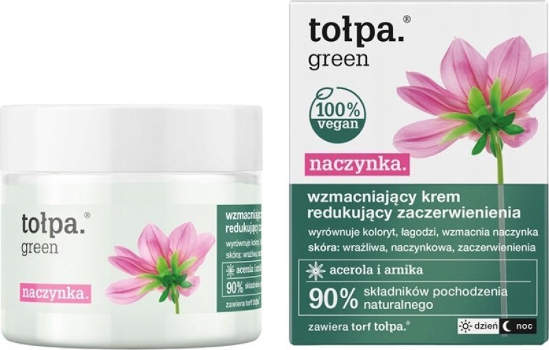 Tołpa Green Naczynka Regenerujący krem na naczynka do twarzy 50 ml