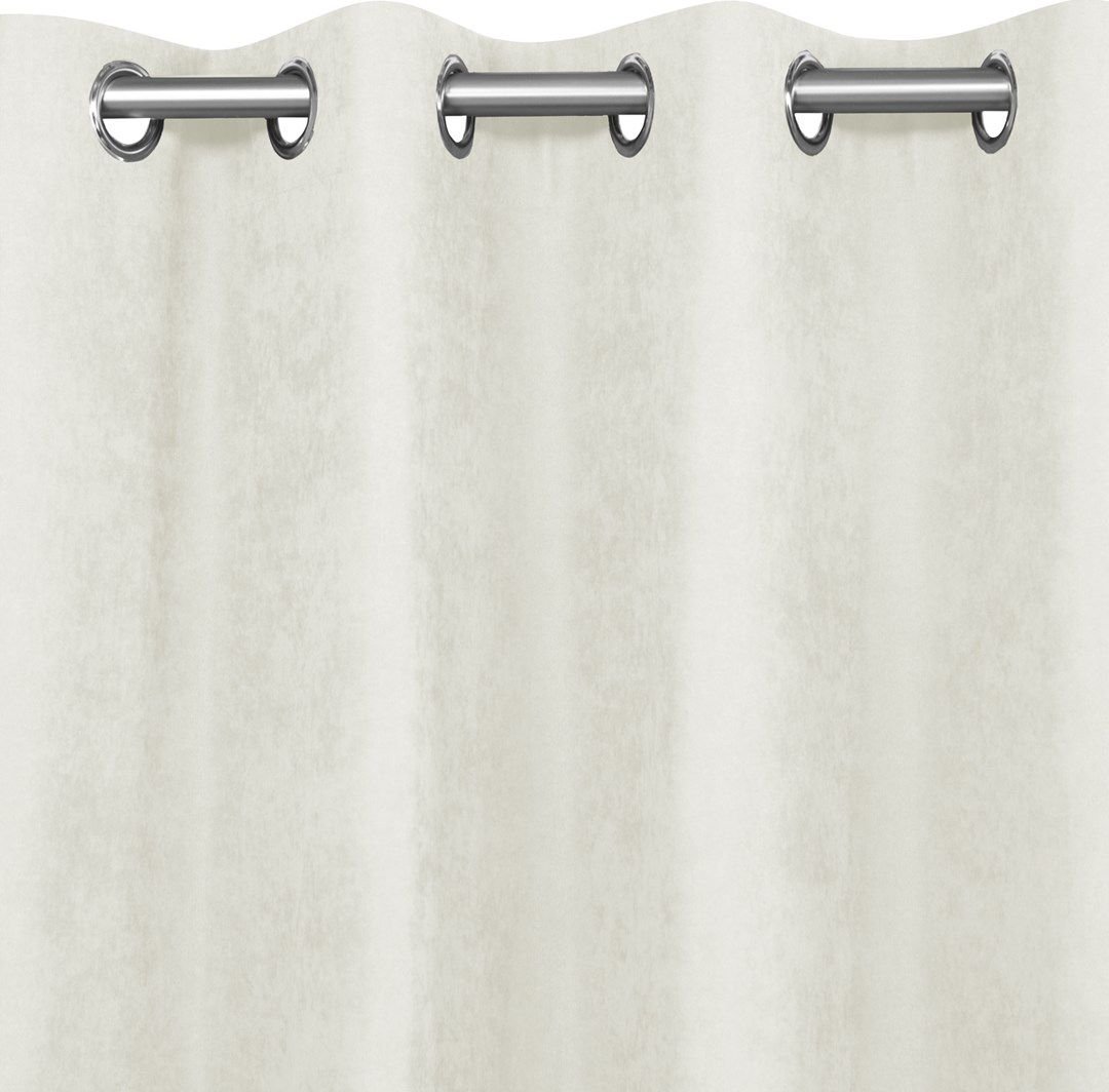 Homede Zasłona MILANA kremowy szenila 280x225 HOMEDE