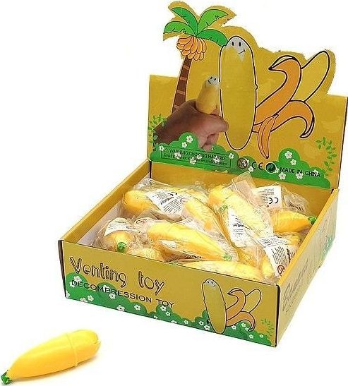 Gniotek banan 10,5cm