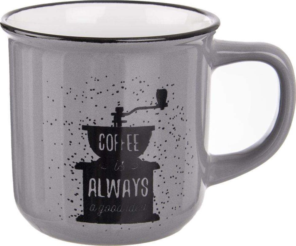 Orion Kubek ceramiczny z uchem do kawy herbaty 370 ml () - 55017-uniw