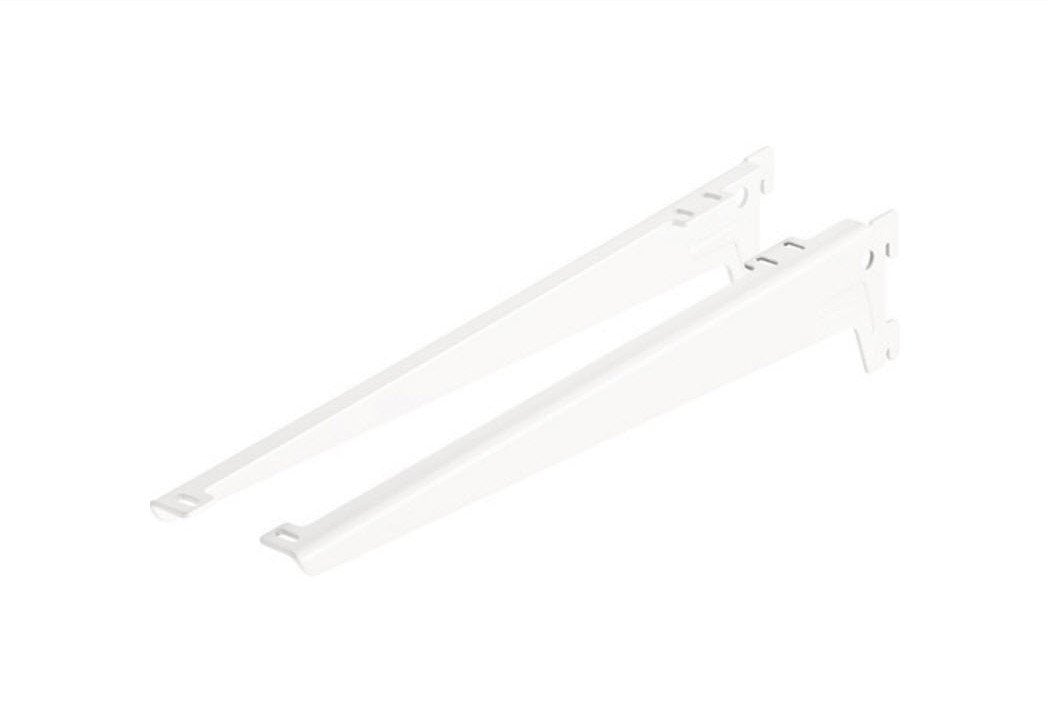 BRACKET ANGLE 1 PAIR 380 MM WHITE