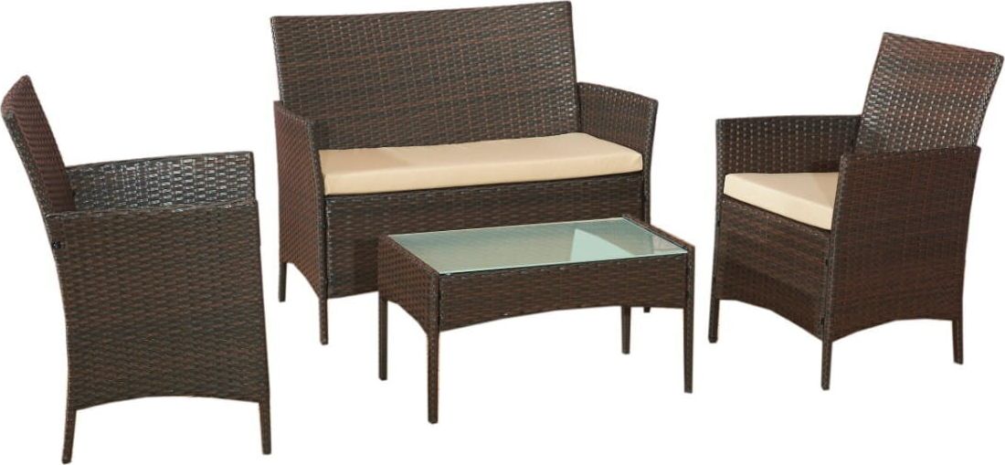 Bello Giardino Zestaw mebli ogrodowych Bello Giardino Comodo, brązowy