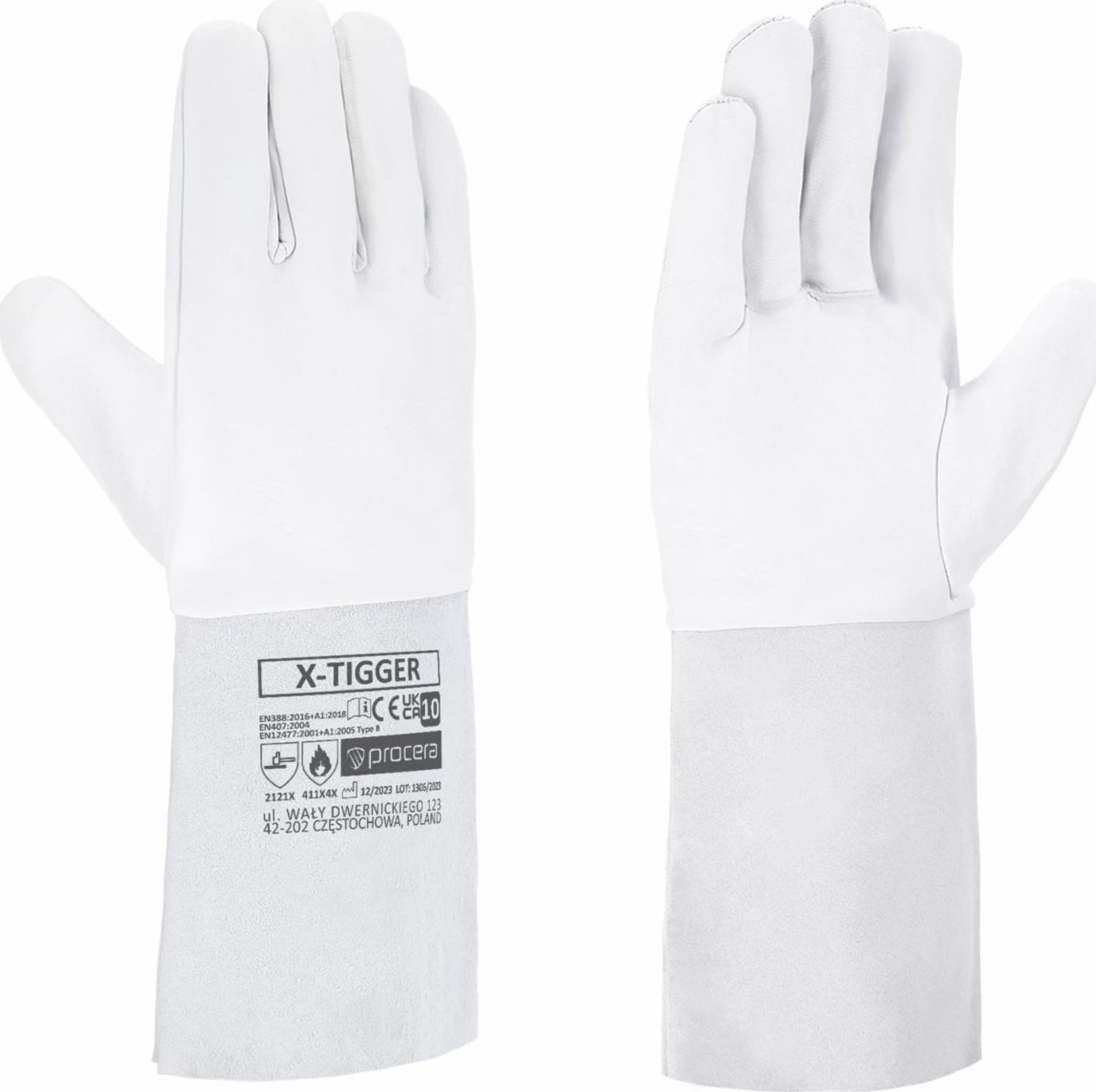 PROCERA X-TIGGER - Rękawice skórzane spawalnicze X-TIGGER 11