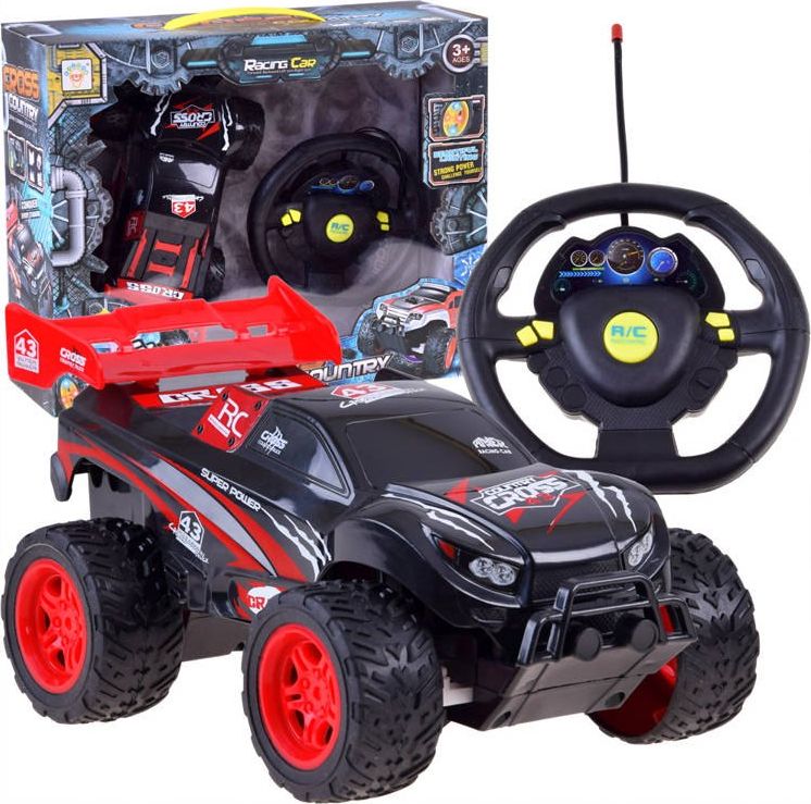 Jokomisiada Autko zdalnie sterowane + pilot kierownica RC0488