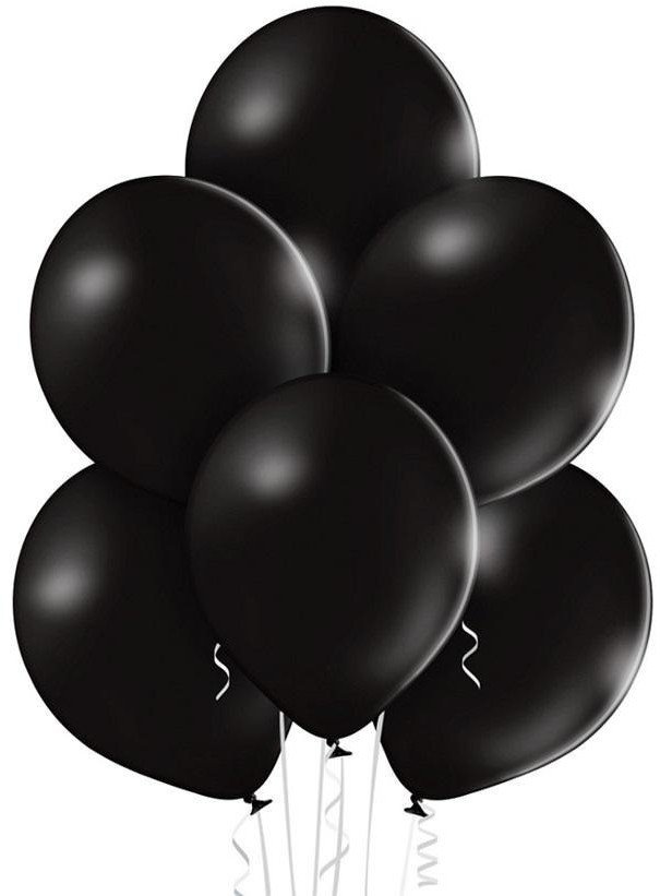 Balony Pastel Black 50szt