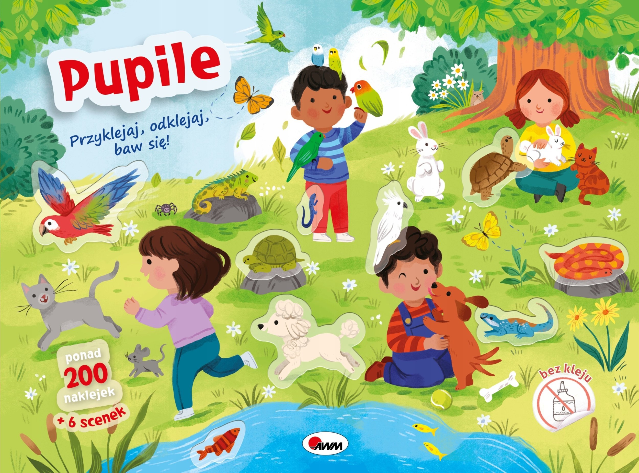 Przyklejaj Odklejaj Baw się! Pupile