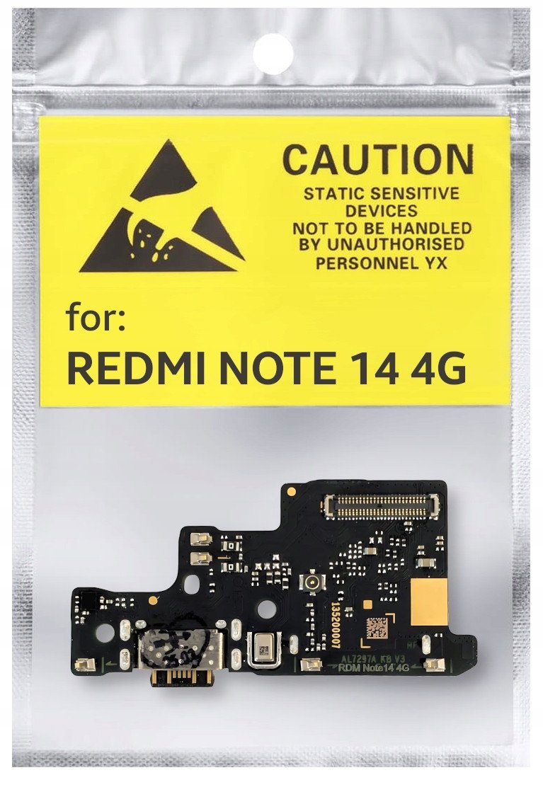 ORYGINAŁ PŁYTKA GNIAZDO ŁADOWANIA USB DO XIAOMI REDMI NOTE 14 4G 24117RN76G (5904858345625)