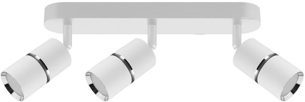Lampa sufitowa IDEUS Sufitowo-ścienna lampa regulowana DIOR SPT 4263 listwa chrom biała