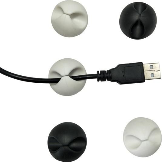 Organizer D.Rect Uchwyt Biały 6 sztuk (300430)