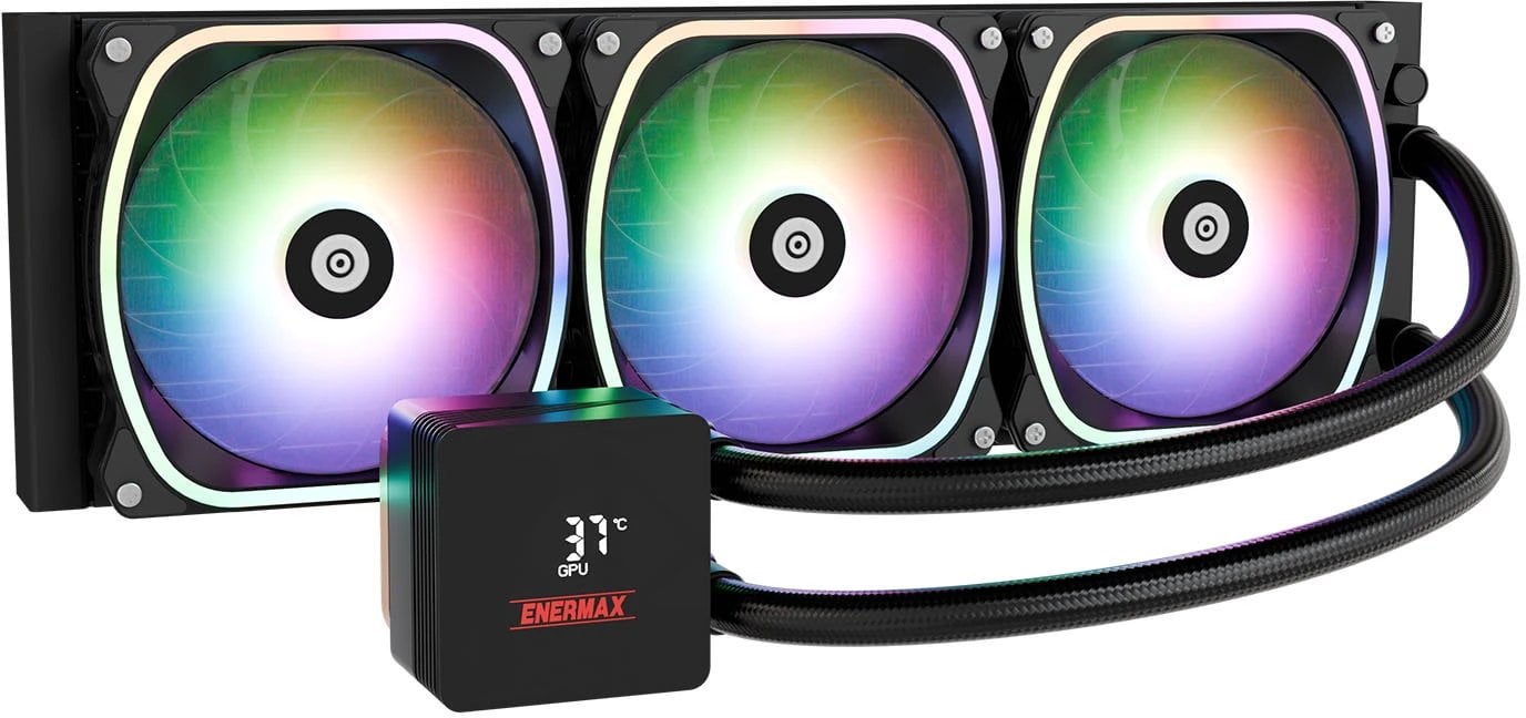 Enermax Liquid CPU Cooler Aquafusion II 360mm ARGB Black
