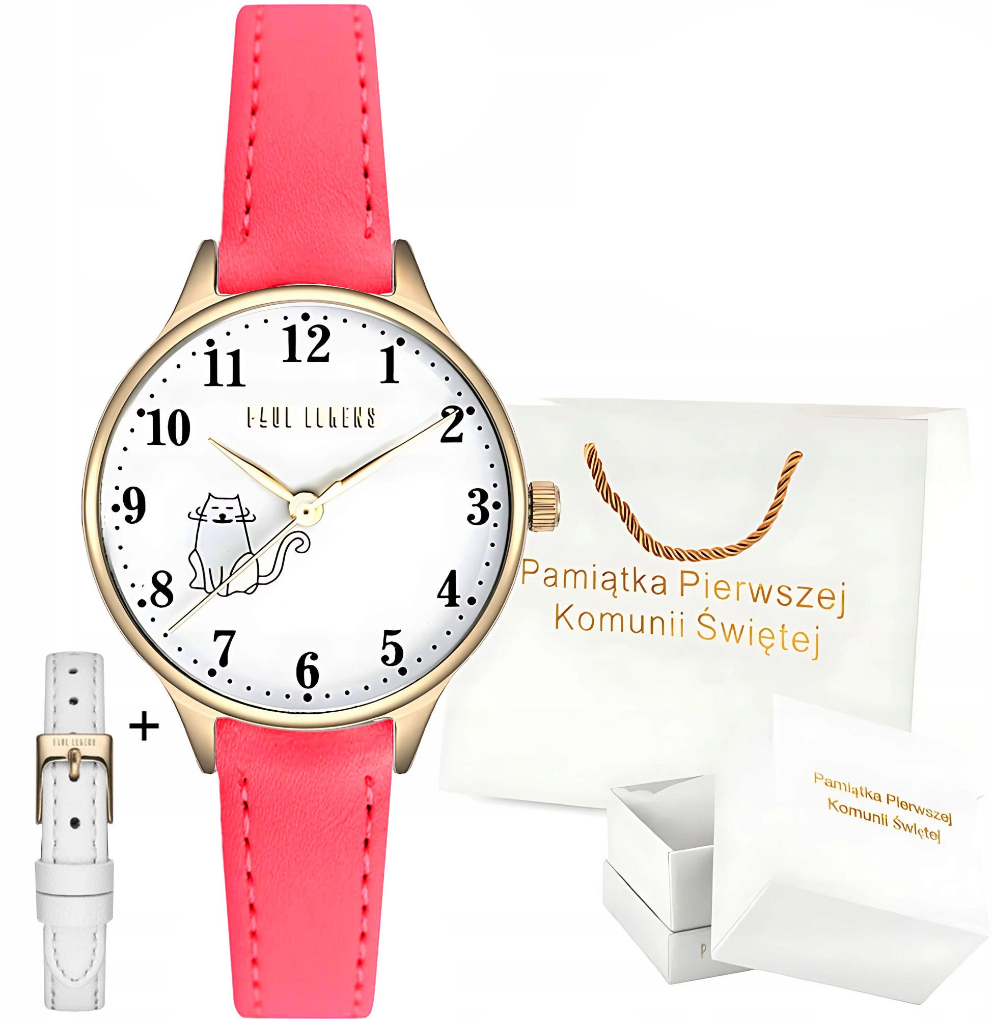 Zegarek dziecięcy Paul Lorens - CATH - komunia - 2 paski