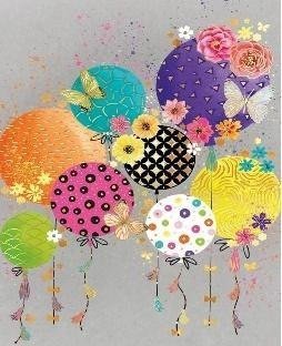 Karnet mini B8 Jaskrawe balony