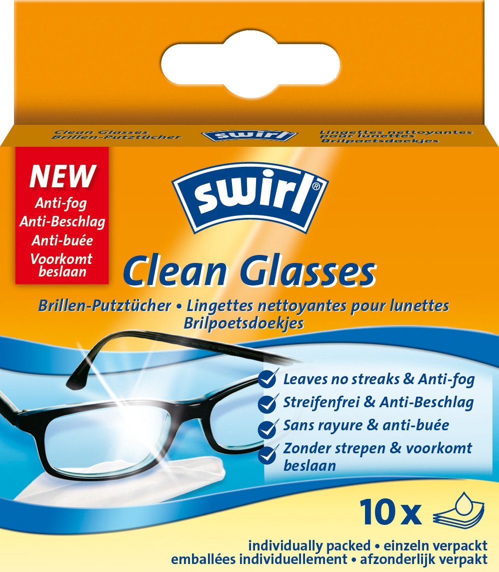 Melitta Vienreizejas salvetes brillu tirisanai Swirl / 10gab