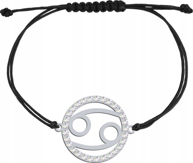 Radziszewska Jewellery Srebrna Bransoletka Znak Zodiaku RAK DEDYKACJA