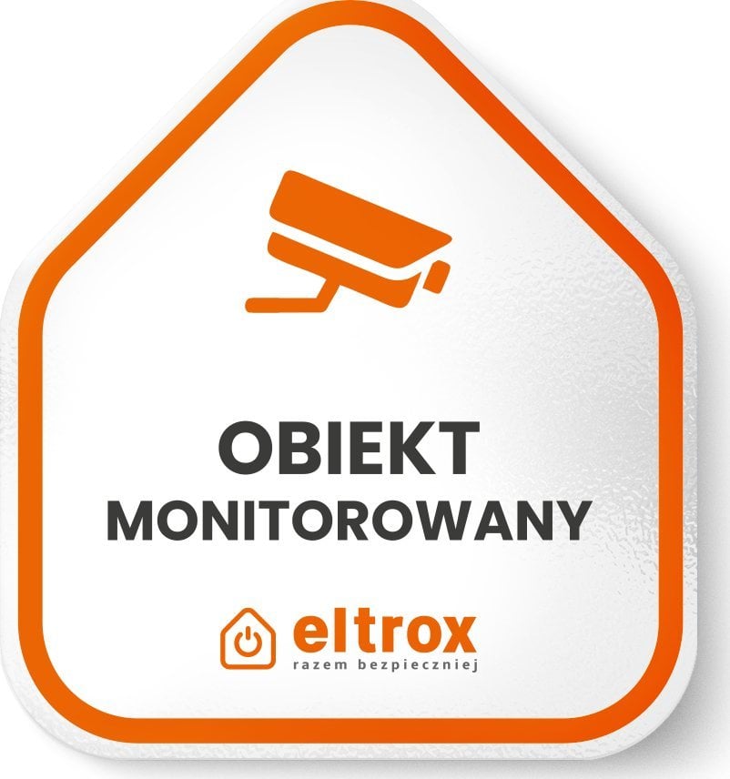 OEM Naklejka obiekt monitorowany mała Eltrox