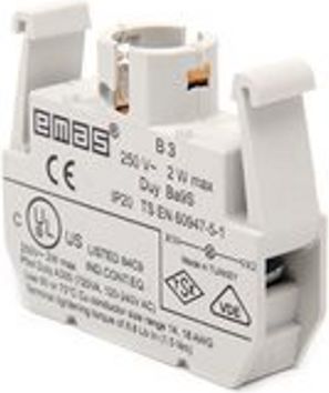 Emas Oprawka lampki żarówka BA9s 230V AC bez lampki (T0-B3)