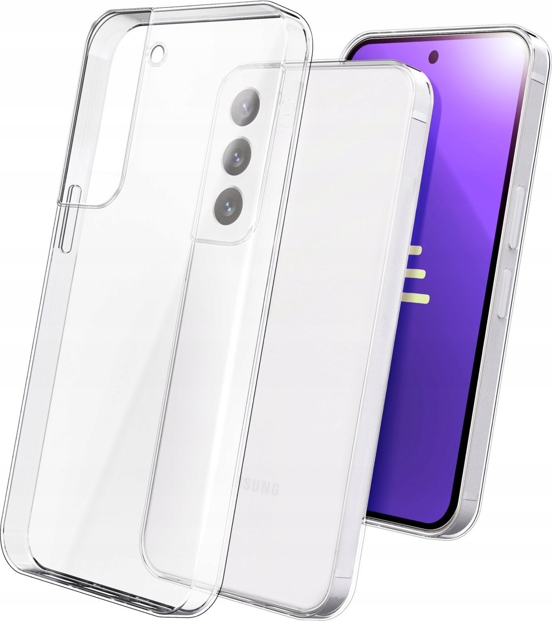 Hello Case Etui Do Samsung Galaxy S22 (Przezroczyste, Silikonowe, Grubość 2mm)